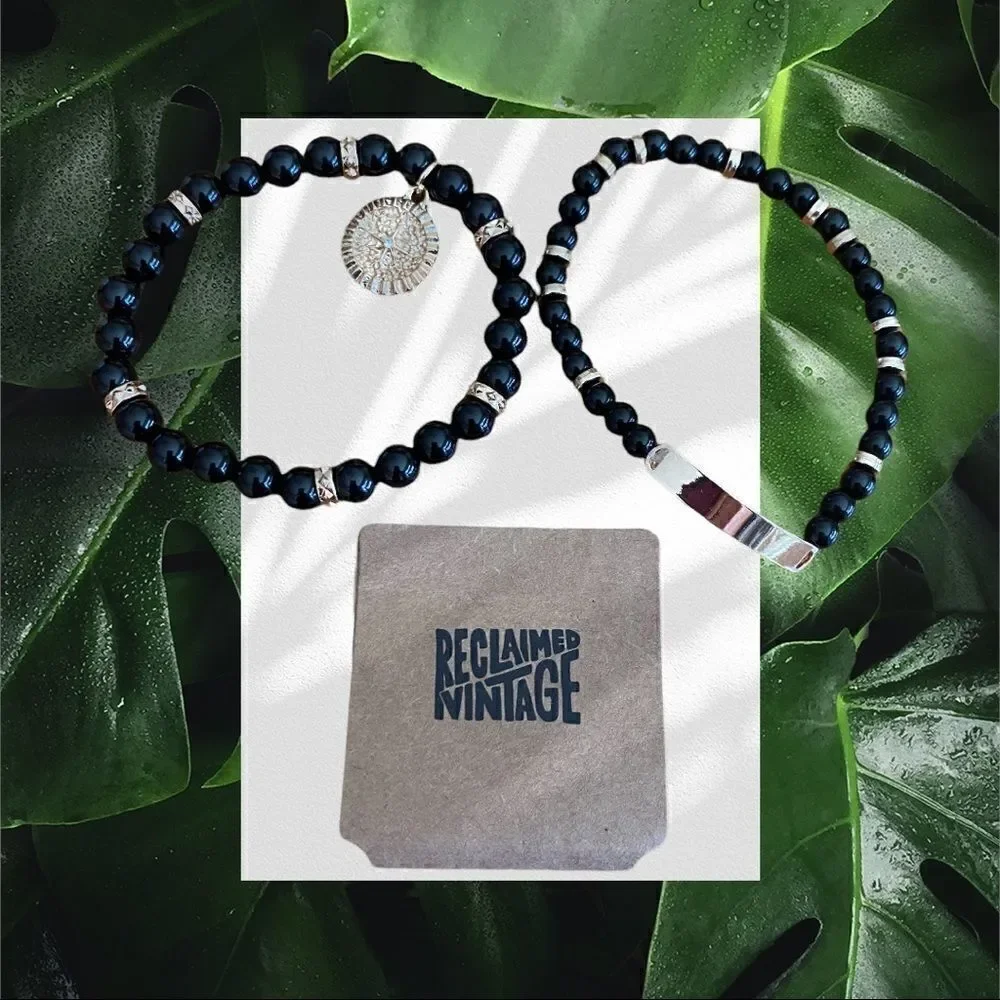 Reclaimed Vintage Inspired Bead Bracelets Two NWT Boho